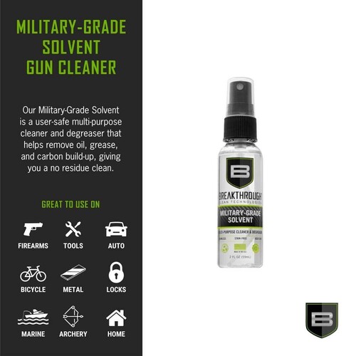 BREAKTHROUGH Military Grade Solvent - 2 FL OZ /59mL