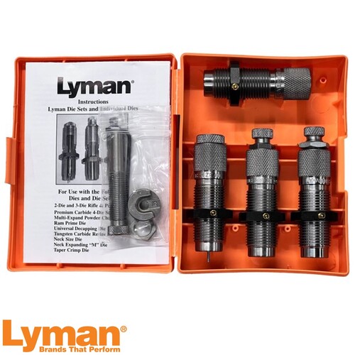 Lyman Premium Carbide 4-Pcs Die Set - 9mm