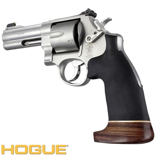 Hogue S&W K/L Frame Round Butt Conversion, No Finger Grooves.